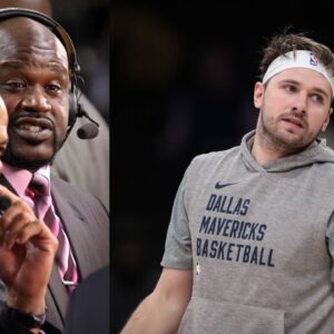 Being Threatened By Shaquille O'Neal, Charles Barkley Hilariously Uses Luka Doncic As A Shield On Inside the NBA
