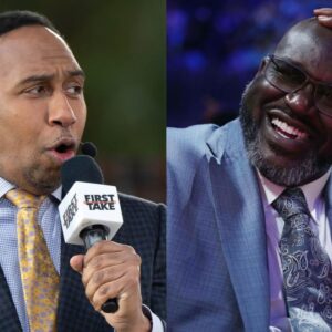 Shaquille O'Neal's Inner Hip Hop Artist Hypes Up Stephen A. Smith's Angry Rant Against Jason Whitlock With Nas' Ether Background Score