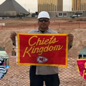 Fact Check: Was a Kansas City Chiefs Kingdom Flag Actually Buried Under Allegiant Stadium by a Construction Worker?
