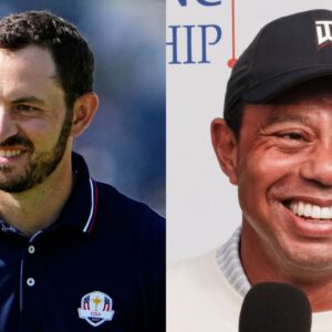 Patrick Cantlay and Tiger Woods