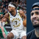 Die-Hard Celtics Fan Nick Kyrgios Calls Out 'Dumb' NBA Referee for Mistake That Handed Pacers the Win