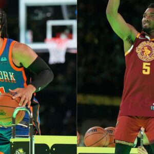"We're Both a Failure": Donovan Mitchell and Jalen Brunson Hilariously Express Remorse over Their 3-Point Contest Woes