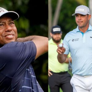 Tiger Woods and Gary Woodland