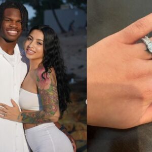 Travis Hunter Engagement: Colorado WR Shares Stunning Visuals of Fiancée Leanna Lenee's Gorgeous Engagement Ring