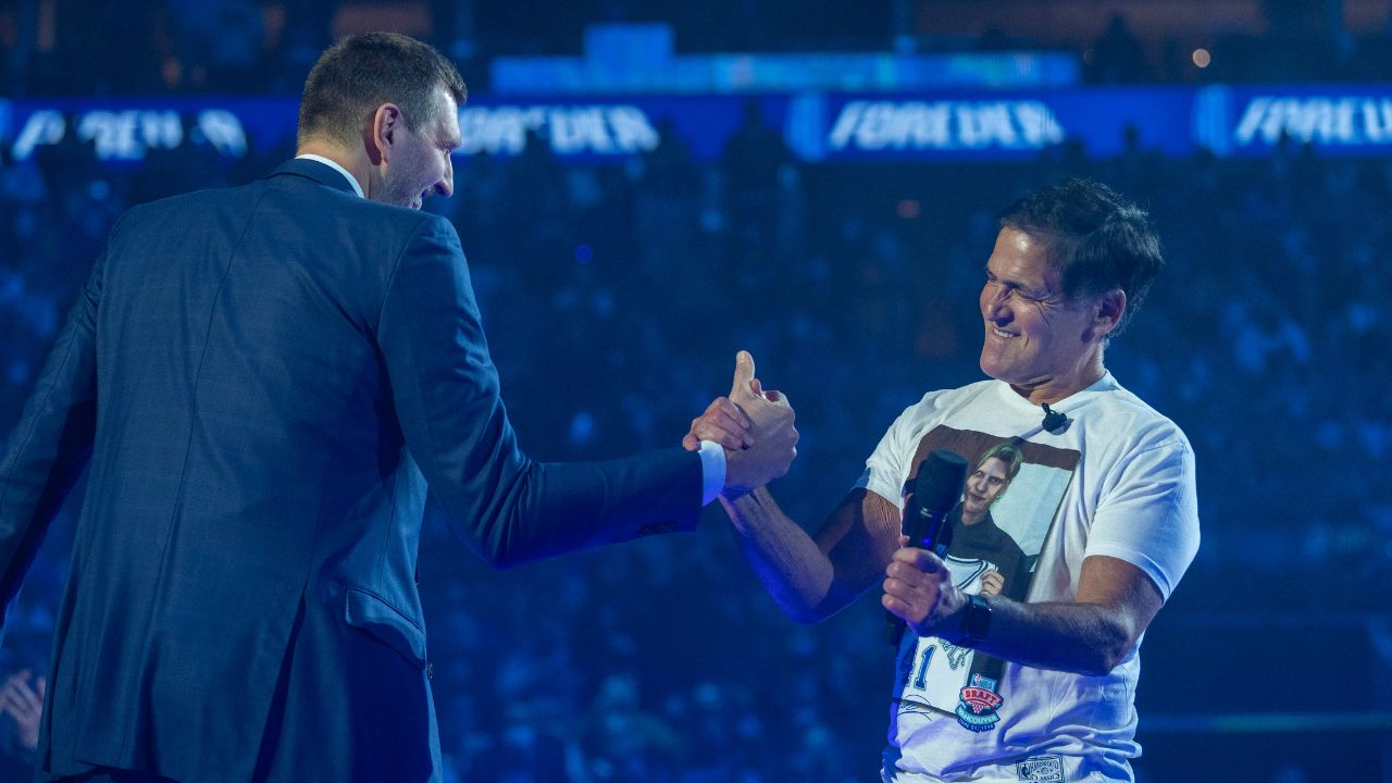 "I Quit Cause I Was Up 2-1": Mark Cuban Fact Checked Dirk Nowitzki's Hall of Fame Retelling of Their Fateful 1v1