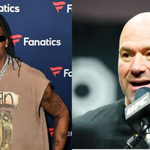 ‘Funny Guy’ Travis Scott Charms UFC CEO Dana White in Their First Meeting at Power Slap 6