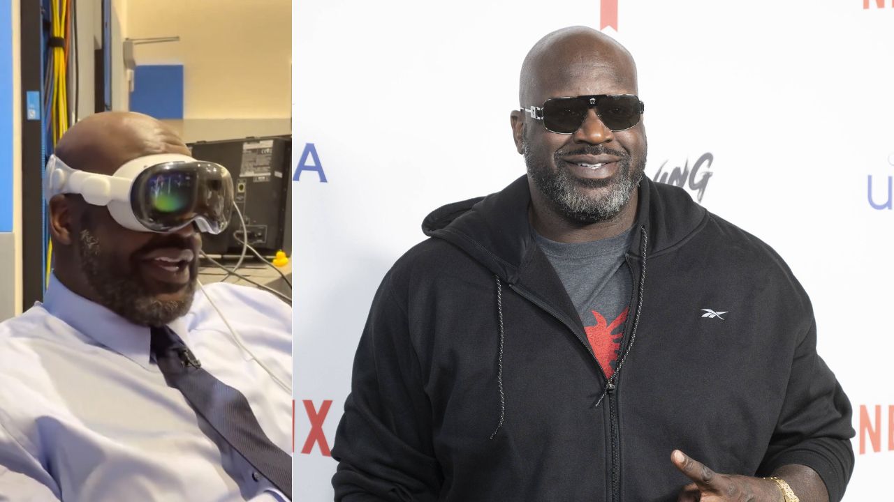 Shaquille O’Neal Trying $3,899 Apple Vision Pro Gets Recorded by Daughter Taahirah: “I Am Inside the Matrix”