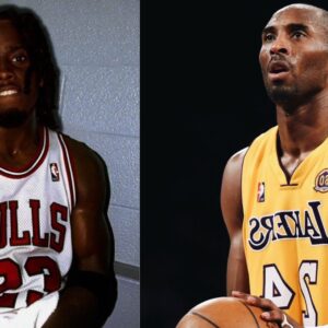 Kai Cenat is gifted a basketball given by Kobe Bryant.