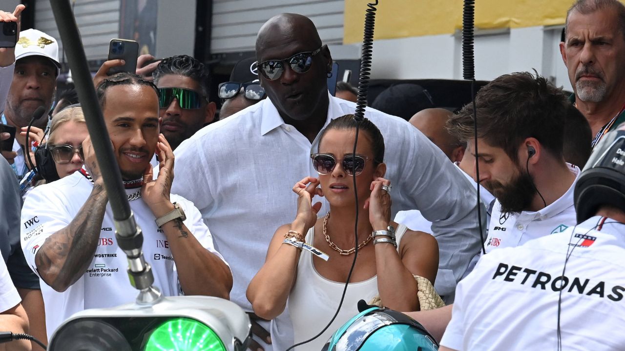 Who Are Lewis Hamilton's Close Friends in the NBA Featuring Michael Jordan