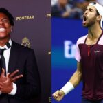 IShowSpeed met Karen Khachanov at the Qatar Open