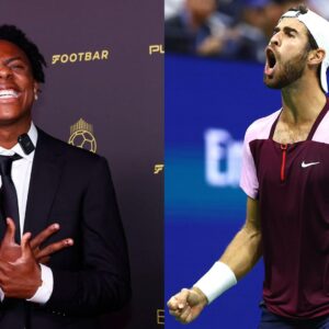 IShowSpeed met Karen Khachanov at the Qatar Open