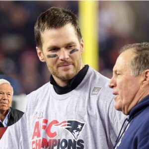 WATCH: Bill Belichick, Robert Kraft & Tom Brady Bury the Hatchet With a Shot on Netflix Live