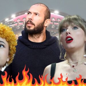 Andrew Tate Goes Off On Ice Spice For Wearing Upside Down Cross At the Super Bowl