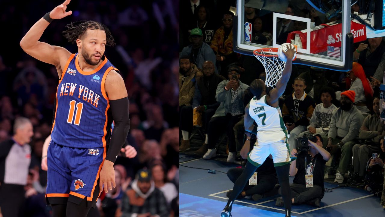 “Takes a Lot of Nuts”: Jalen Brunson Gives Props to Jaylen Brown for Competing in the AT&T Slam Dunk Contest