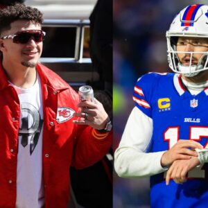Patrick Mahomes Unfairly Treats a Josh Allen Fan While Celebrating With the Chiefs Kingdom During the Super Bowl Parade