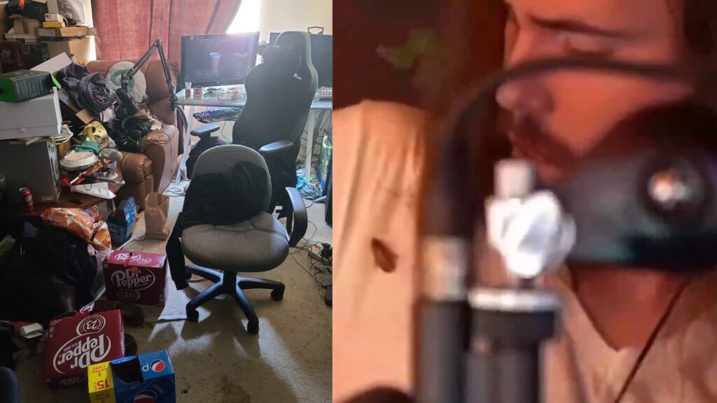 Asmongold unclean room