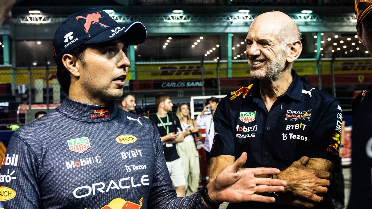 Fans Plead Adrian Newey to Take Rest as He Channels His Inner Mechanic After Sergio Perez Hits Drain Cover