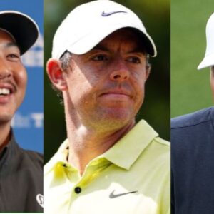 Min Woo Lee, Rory McIlroy, and Eric Cole