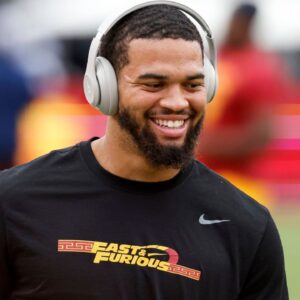 Caleb Williams Responds to Old Video of Ramming Into Defenses for Leading Block Charge