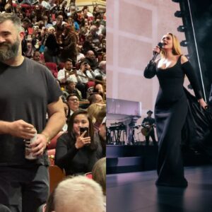 What Happened Between Jason Kelce and Adele at Las Vegas Super Bowl Pre Show?