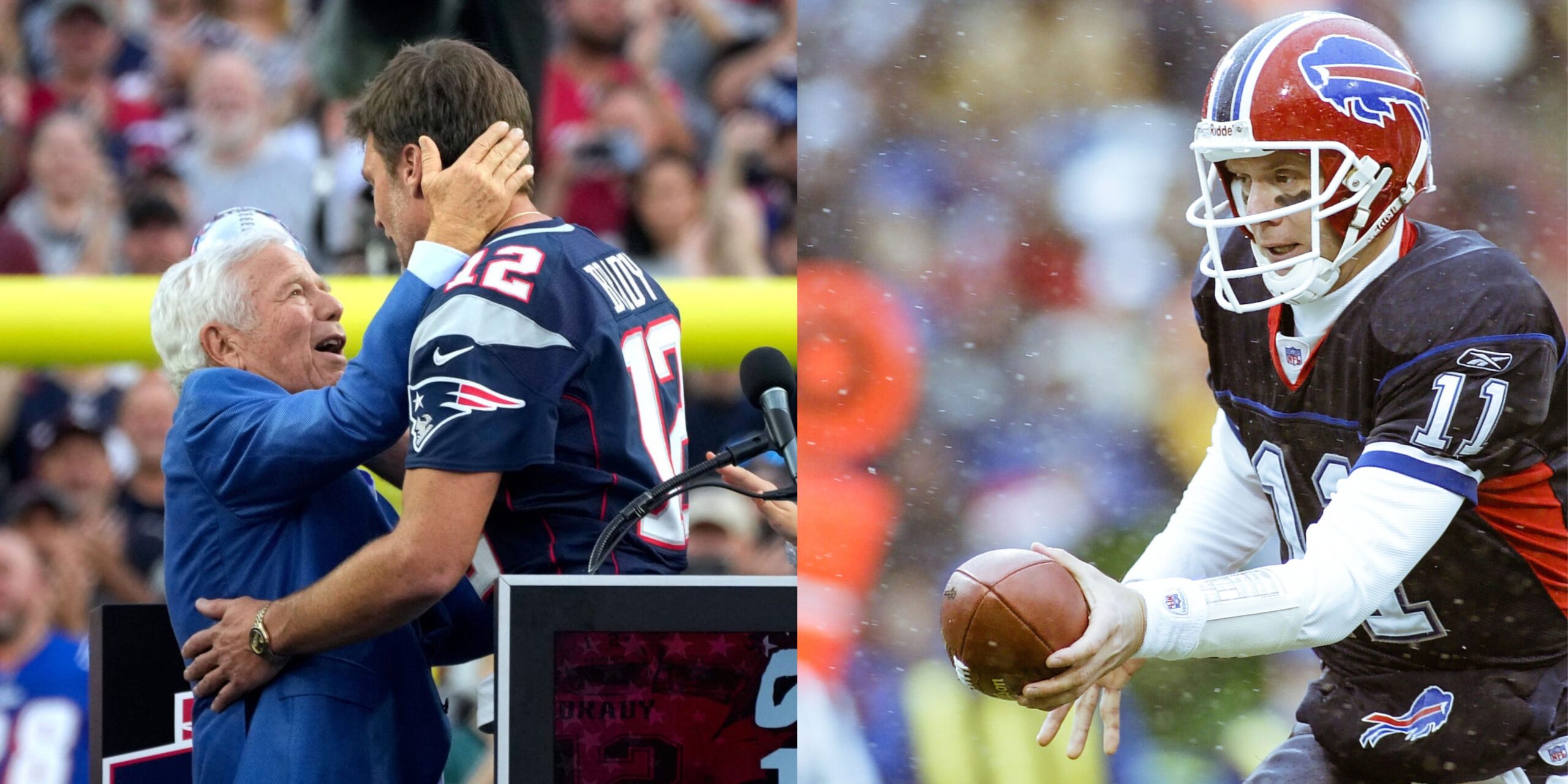 Drew Bledsoe, Julian Edelman Throw Light on 'Ultra Dark' Jokes That Didn't Make the Cut; "They Wanted to Do Lots of September 2001 Stuff"