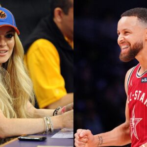 2 Weeks After Gifting Lindsay Lohan 60-Pt Jersey, Stephen Curry Shows Excitement for Ayesha Curry’s Role in Her New Movie