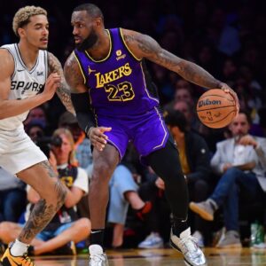 Victor Wembanyama's Teammate Accusing LeBron James of Overtly Flopping Resurfaces Following Spurs vs Lakers Face-Off