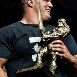 ‘Life Is Good’ for Icon Mitchell Hooper Who Flexed His Pro Strongman Trophies in a Jaw-Dropping Video