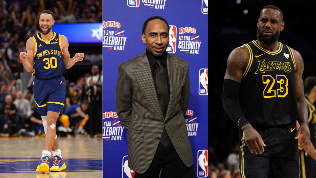 "They Can't Shoot": Stephen A. Smith Picks Stephen Curry over LeBron James to Have a Deep Postseason