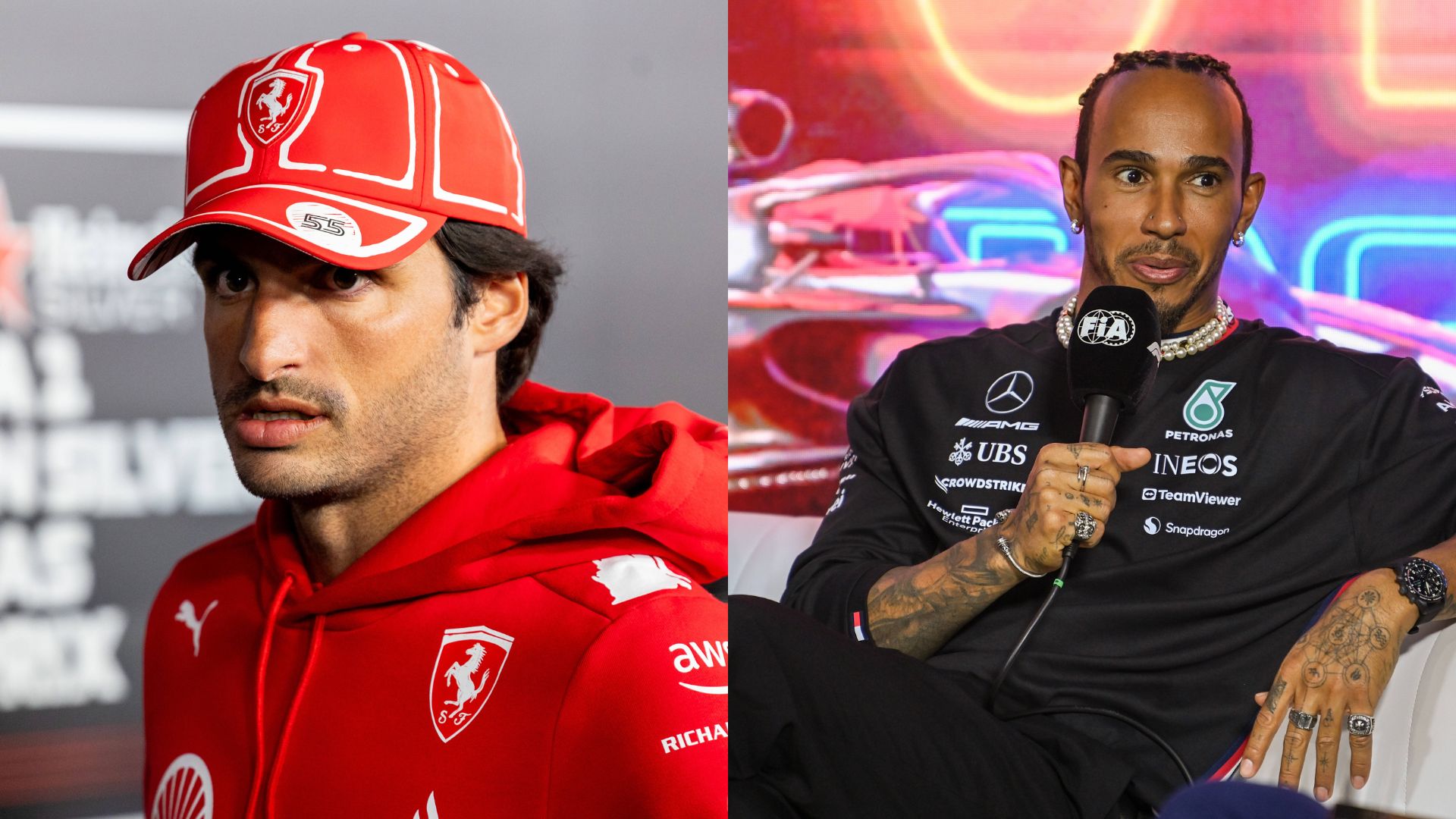 Carlos Sainz’s Contract Negotiation Paused as Lewis Hamilton to Ferrari Rumor Gains Momentum