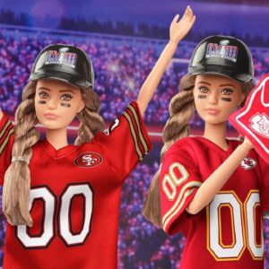Barbie Joins the Super Bowl Hype After Mattel Drops Limited Edition $30 Toy Draped in Chiefs and 49ers Jersey