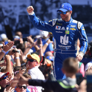 Feb 26, 2017; Daytona Beach, FL, USA; NASCAR Cup Series driver Dale Earnhardt Jr. (88) before the 2017 Daytona 500 at Daytona International Speedway. Mandatory Credit: Jasen Vinlove-USA TODAY Sports