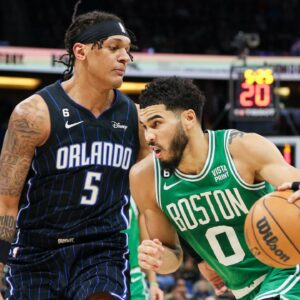 Despite The $125 JT2s Being His Own, Jayson Tatum Hilariously Asks Paolo Banchero To Send Him A Colorway Even He Doesn't Own