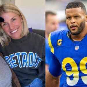 Rams Fans Frown Upon Kelly Stafford's Unnecessary Reaction to Aaron Donald's Retirement