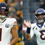 Justin Fields and Russell Wilson