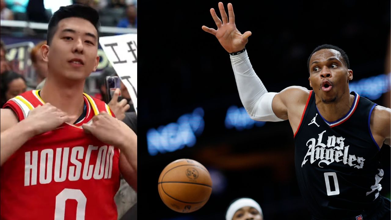 WATCH: Fan Shows Off 15 Russell Westbrook Jerseys After Flying 6860 Miles to Watch Lakers vs Clippers