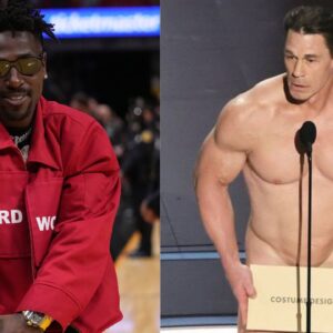 Unfiltered Antonio Brown Reacts as John Cena Takes the Stage Naked at the 2024 Oscars