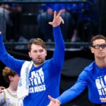 “NBA Ain’t Ready for Goggles Luka”: Luka Doncic ‘Stealing’ Dwight Powell’s Glasses Draws Fan Reactions