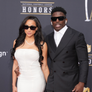 Tyreek Hill & Gorgeous Wife Keeta Vaccaro Add More Glitter to the Already Shiny Model Beach Volleyball Event