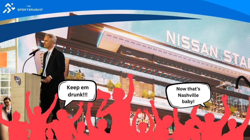 “Keep Em Drunk!”: Alcohol Aficionados React After Tennessee Titans Add Special Feature In Their New Stadium