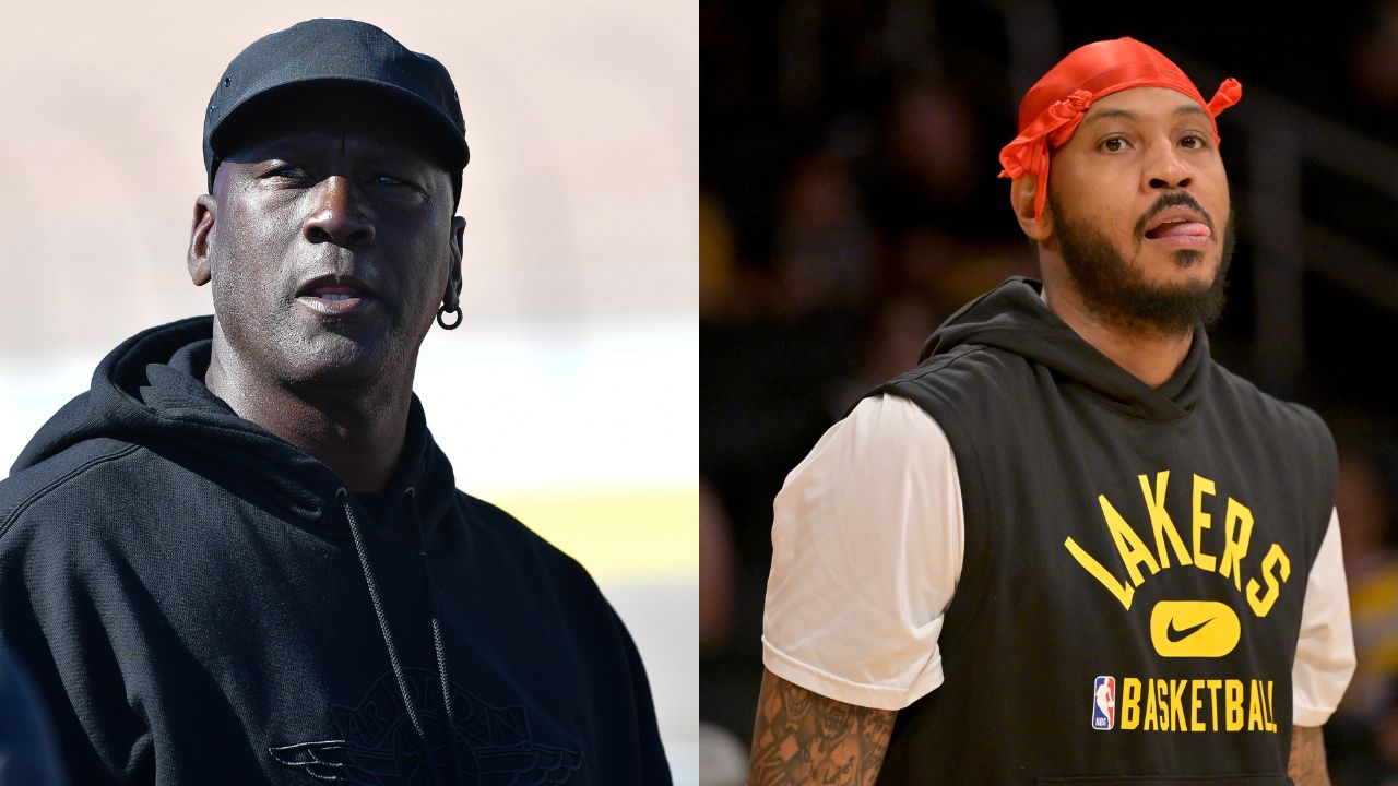 "I Was In Church, In The Temple": Carmelo Anthony Reflects On Going 1v1 Against Michael Jordan
