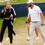 Dustin Johnson and Paulina Gretzky