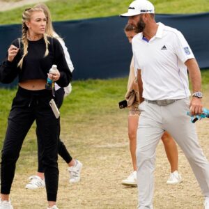 Dustin Johnson and Paulina Gretzky
