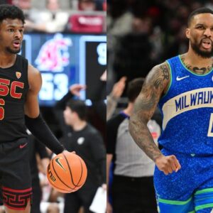 Damian Lillard Scoffs At Freshmen Comparisons Between LeBron James' Son Bronny And Michael Jordan's Son Marcus: "On Some Weak Sh*t"