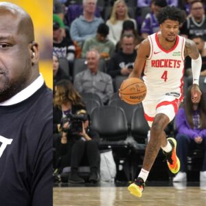 WATCH: Shaquille O’Neal Hilariously Fails at Recreating Jalen Green’s Double Crossover