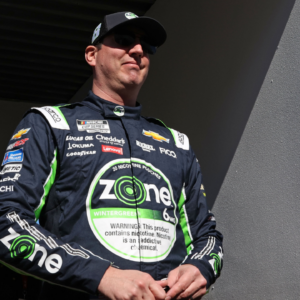 NASCAR Cup Series driver Kyle Busch (8) walks to the drivers meeting before the Daytona 500 at Daytona International Speedway.
