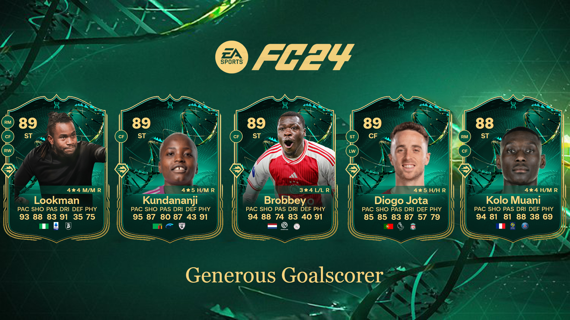 EA FC 24 Generous Goalscorer Evolution