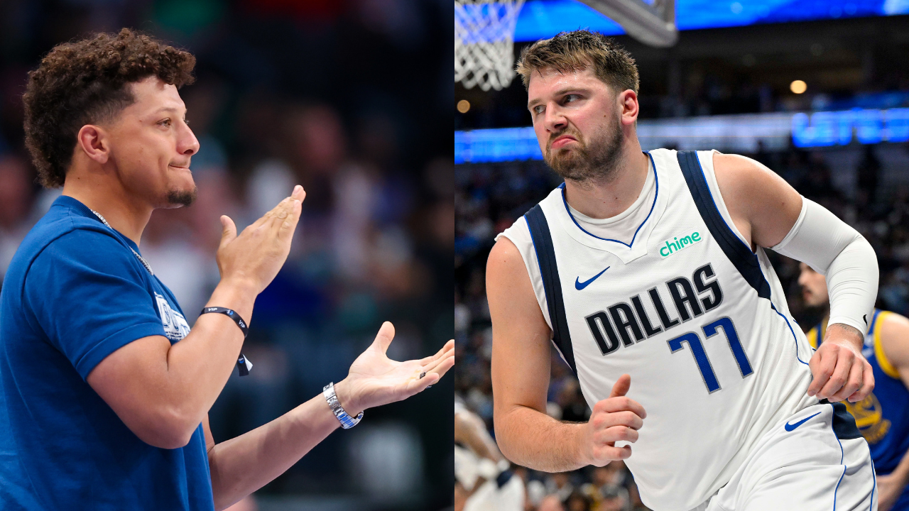 3x Super Bowl Champ Patrick Mahomes Stands Up & Applauds Luka Doncic for His Heroics in a Close Shave Against Nuggets