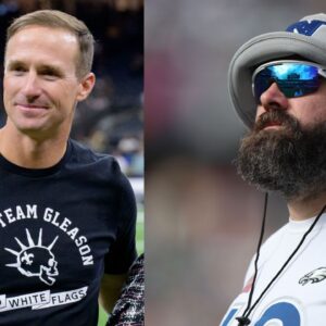 Honoring Jason Kelce's Impeccable Legacy, Drew Brees Announces 13 Scholarships for Walk-On Athletes