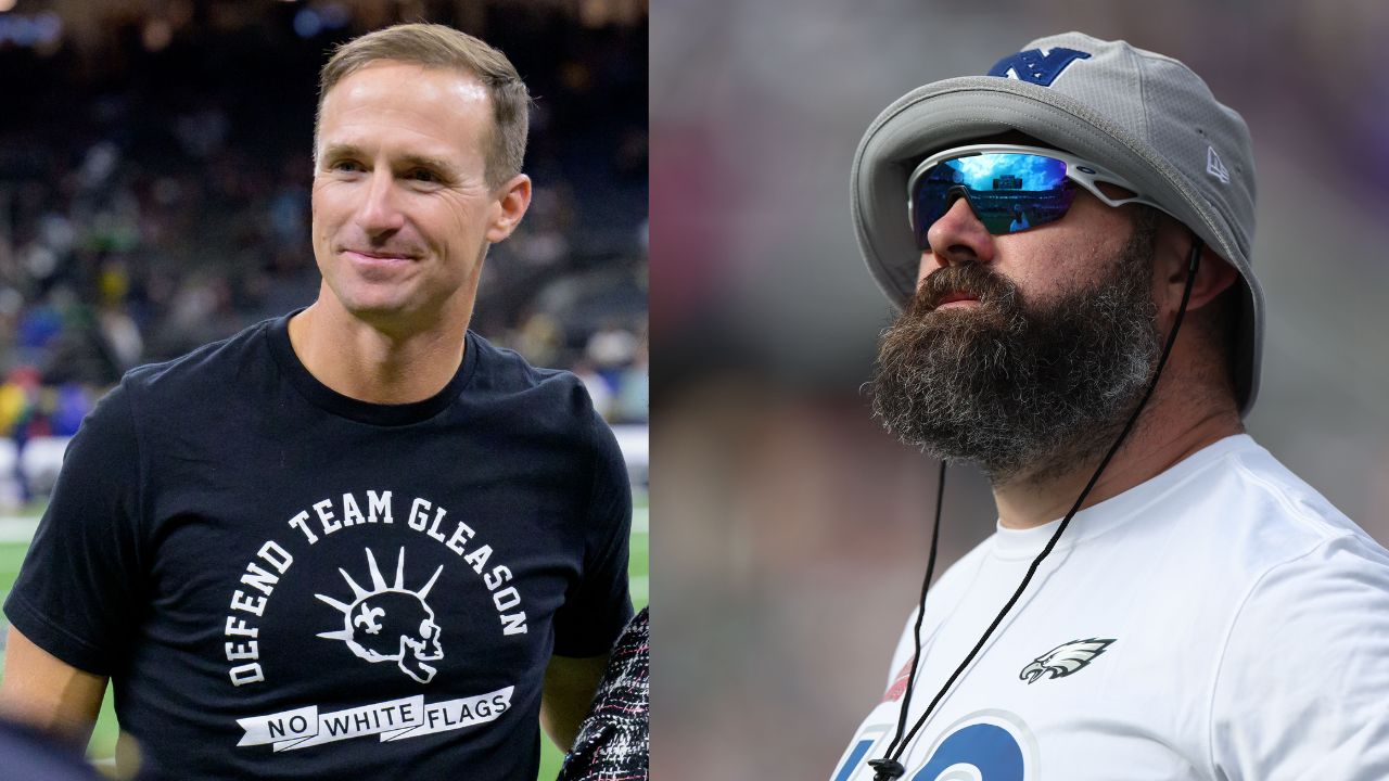 Honoring Jason Kelce's Impeccable Legacy, Drew Brees Announces 13 Scholarships for Walk-On Athletes
